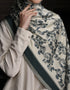 ZAYLA PRINTED SHAWL (SAGE GREEN)